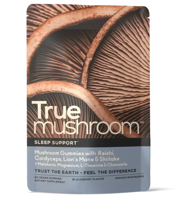True mushroom SLEEP pouch front